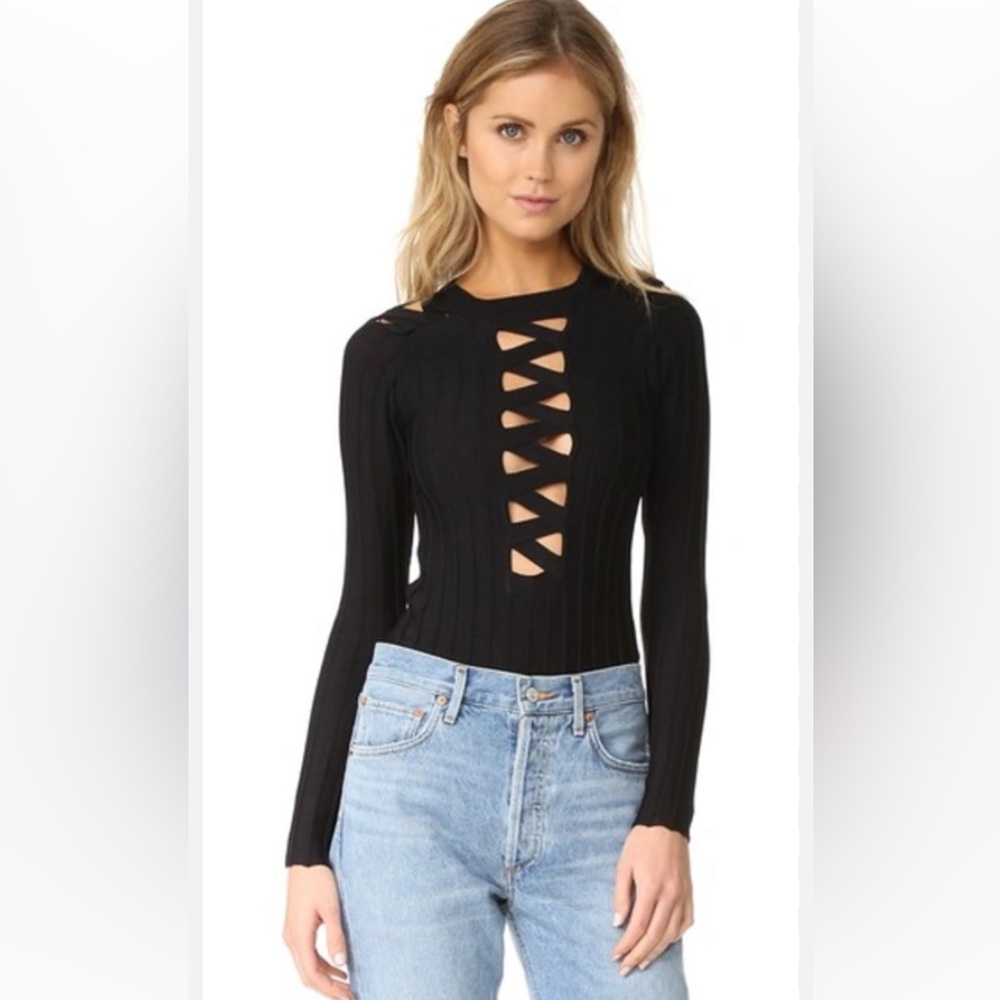 For Love & Lemons X Knitz Simone bodysuit